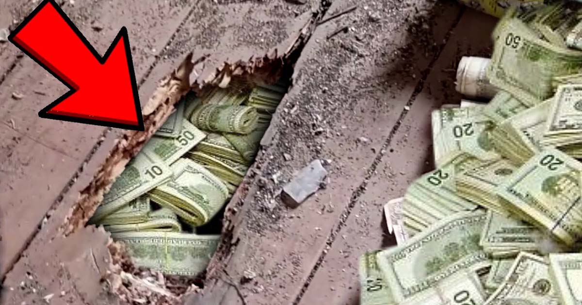 Unearthing Forgotten Riches : The Dual Emotions Of Joy And Concern In Discovering Abandoned Dollar Treasures